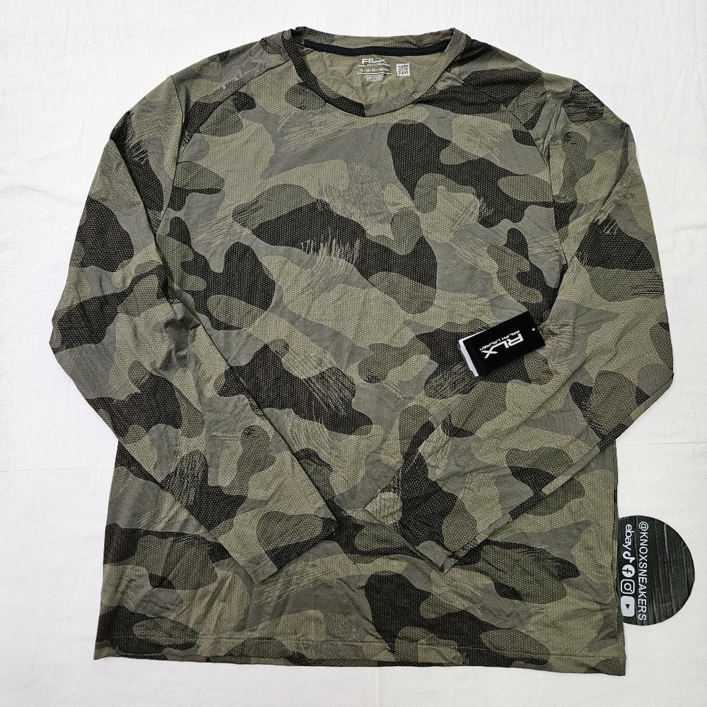 RLX Performance Long Sleeve Camo Green Men's Size XLarge
